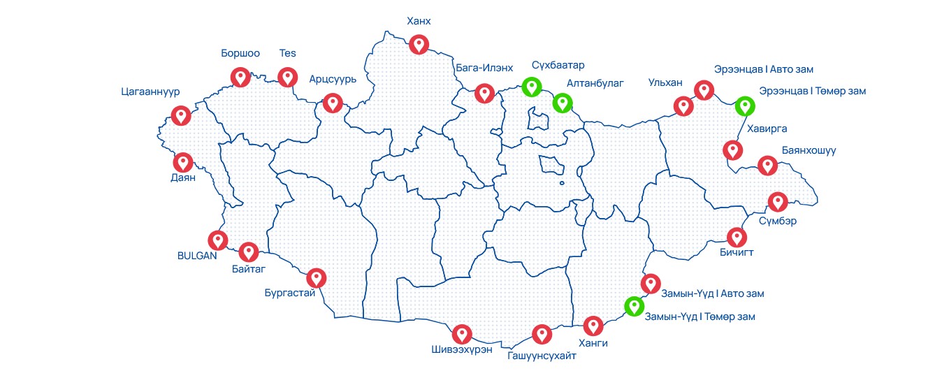 Mongolia Map Locations